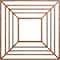 Ekena Millwork Raven Wood Fretwork Pierced Ceiling Medallion, Walnut, 40"OD x 14 5/8"ID x 3/8"T CMWP40X40X0375RAWA - alternate 1